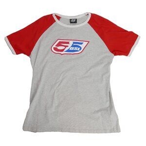 Vintage 1990s/Y2K 55DSL Diesel Ringer T-Shirt, size L